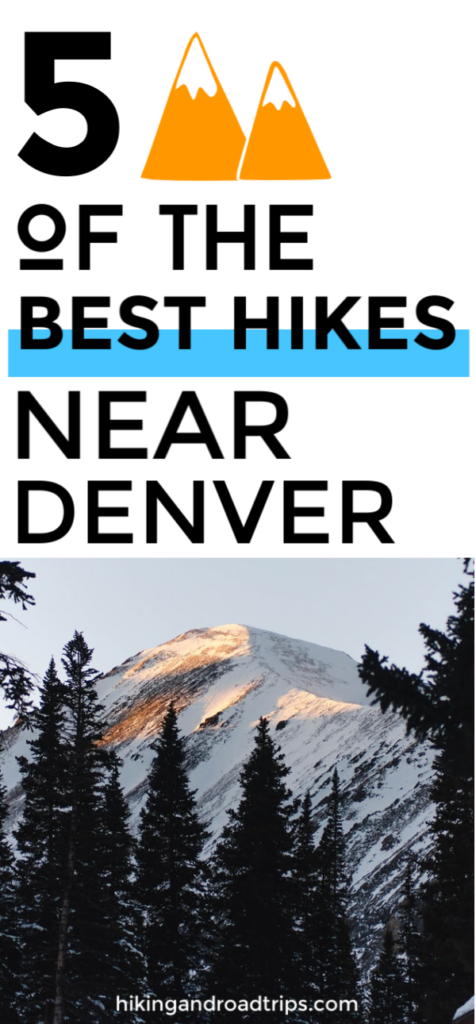 5 best hikes near denver that the locals won't tell you about #hiking #besthikes #colorado #denver #traveltips #hikingtips #hikingtrails