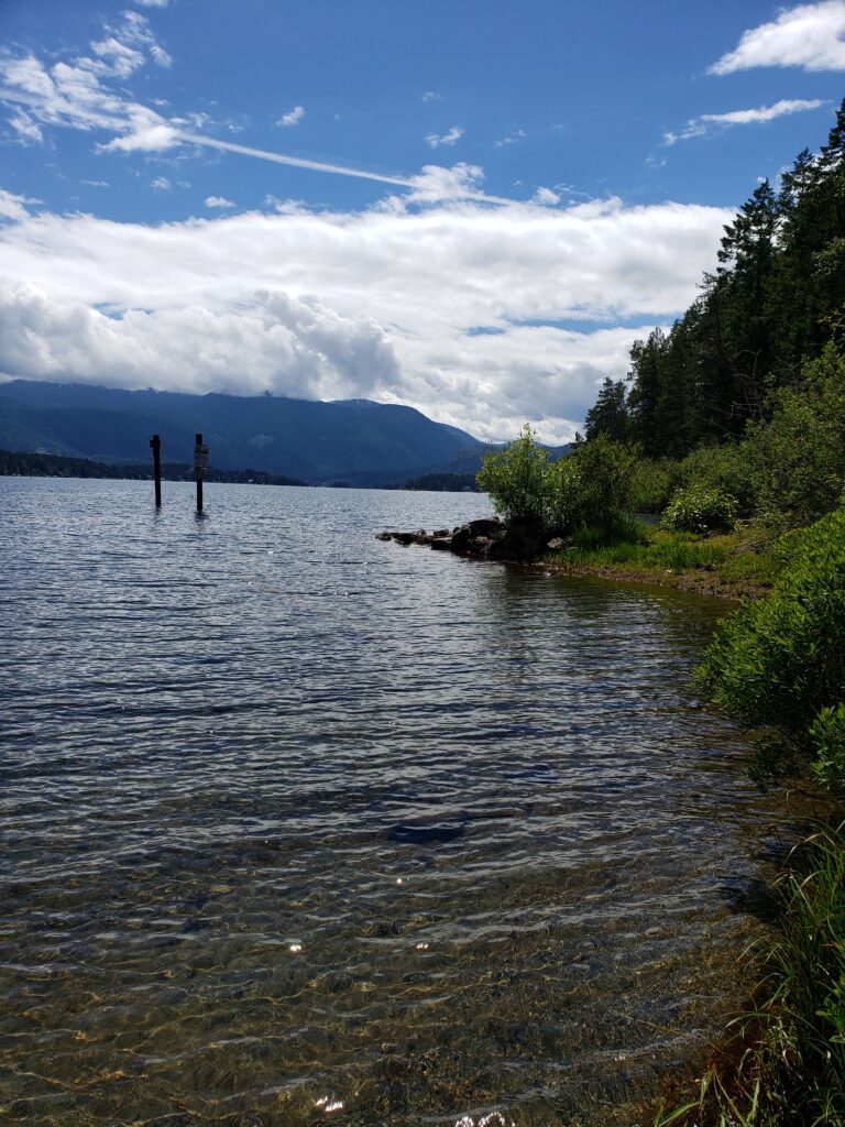 cameron lake in vancouver island, bc