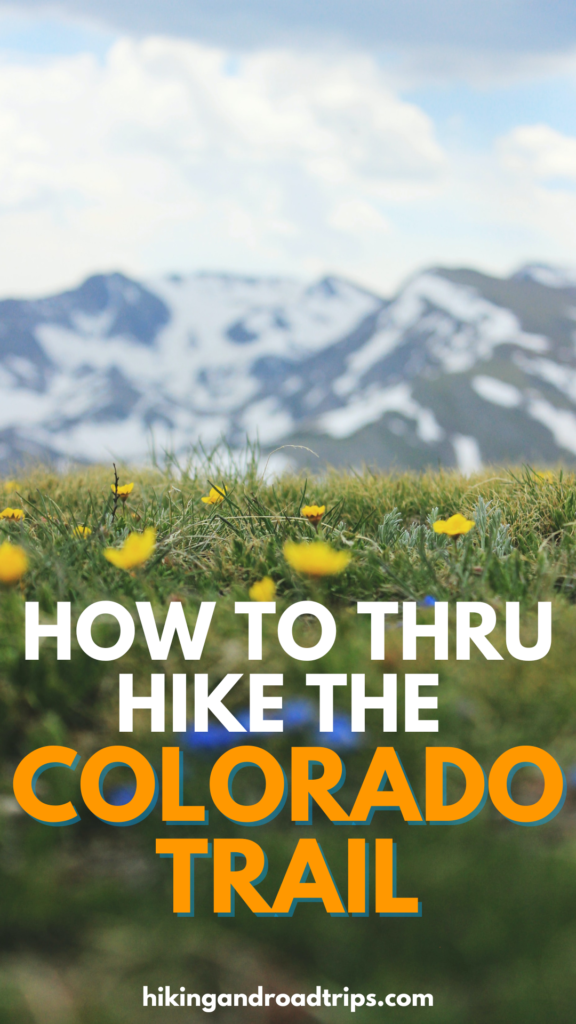 Colorado trail thru hike 