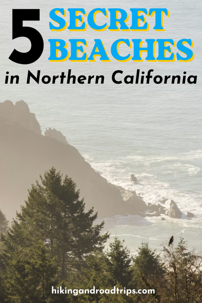 An image of the northern california coast and beaches with title text overlay