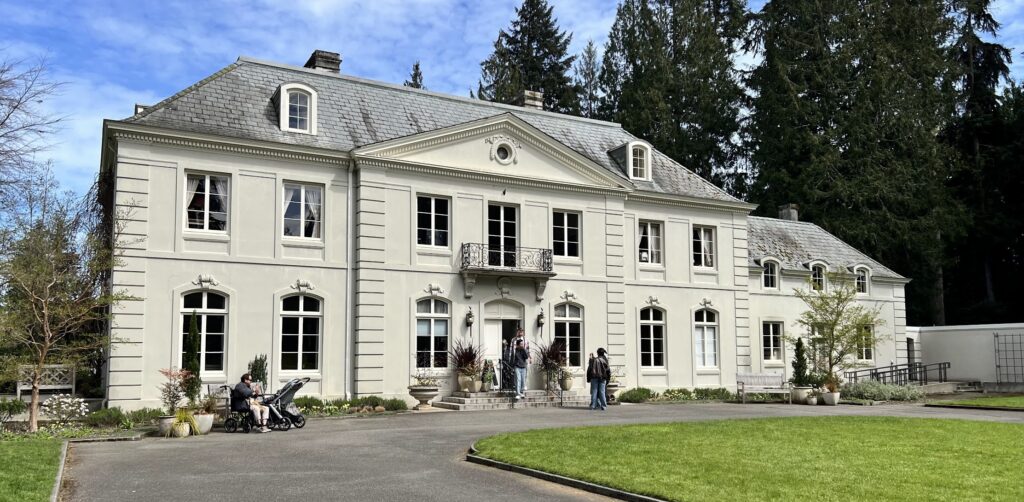 Front view of the residence at bloedel reserve