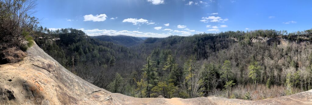 View from the top of Indian Staircase Trail
